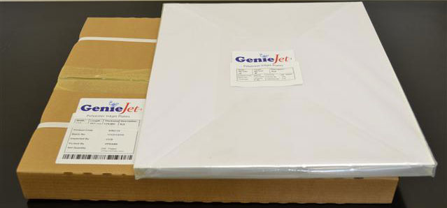 13"x19 3/8" GenieJet Plates, .008 gauge, in a box of 100 plates