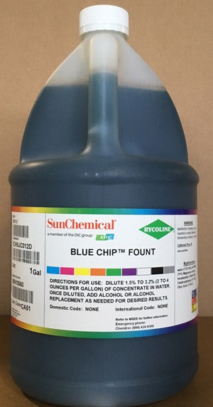 Blue Chip Fountain Solution, 1 Gallon