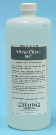 Solutek SilverChem Etch - 6 x 1 Quart
