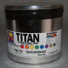 Titan Oil-Based Black Screen Printing Ink | 5.5 lb
