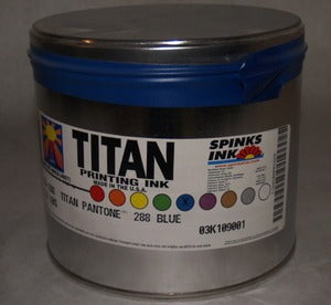 PMS 288 Pantone Blue for Offset Press, Spinks offset printing ink can