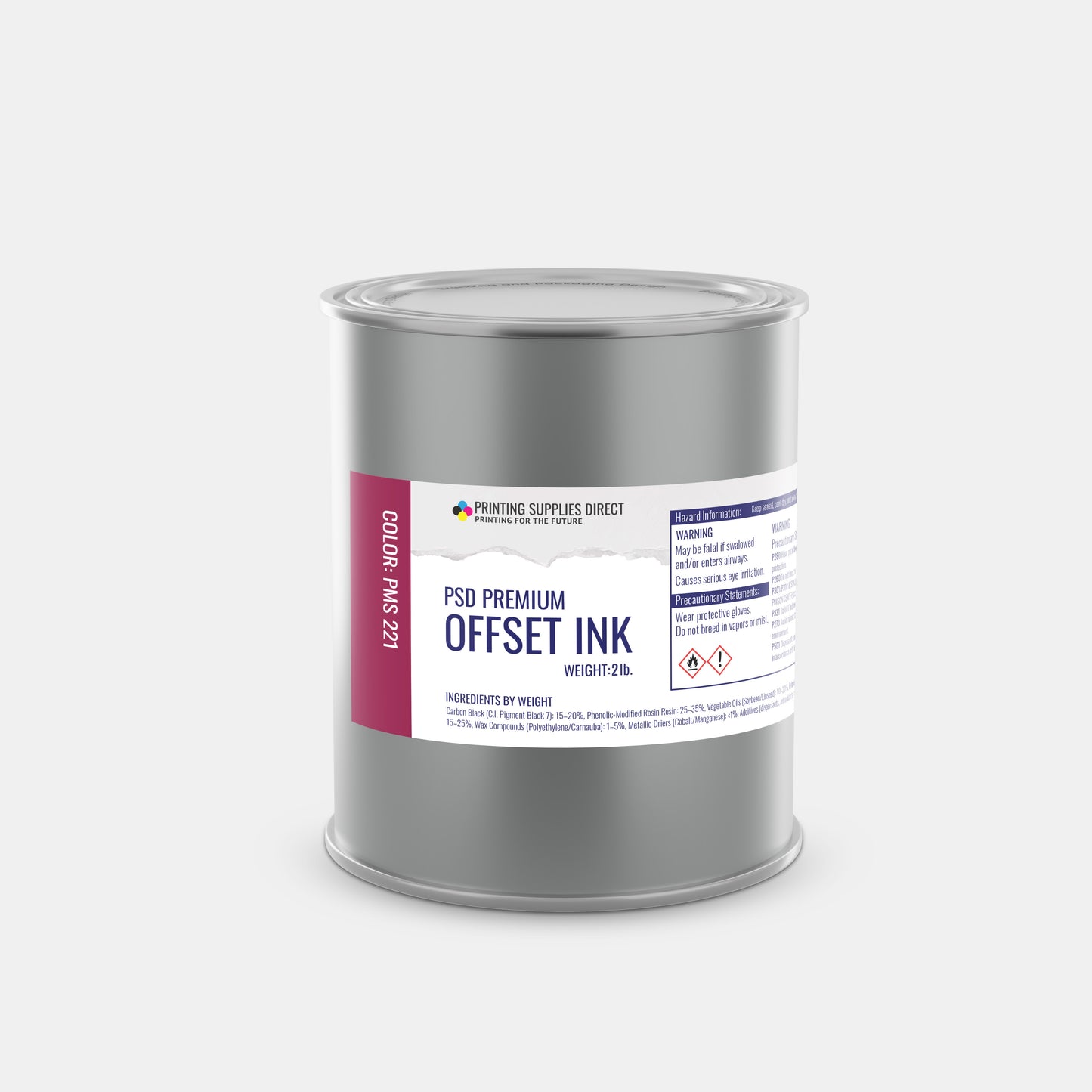 2 lb Offset Ink Cans Stock