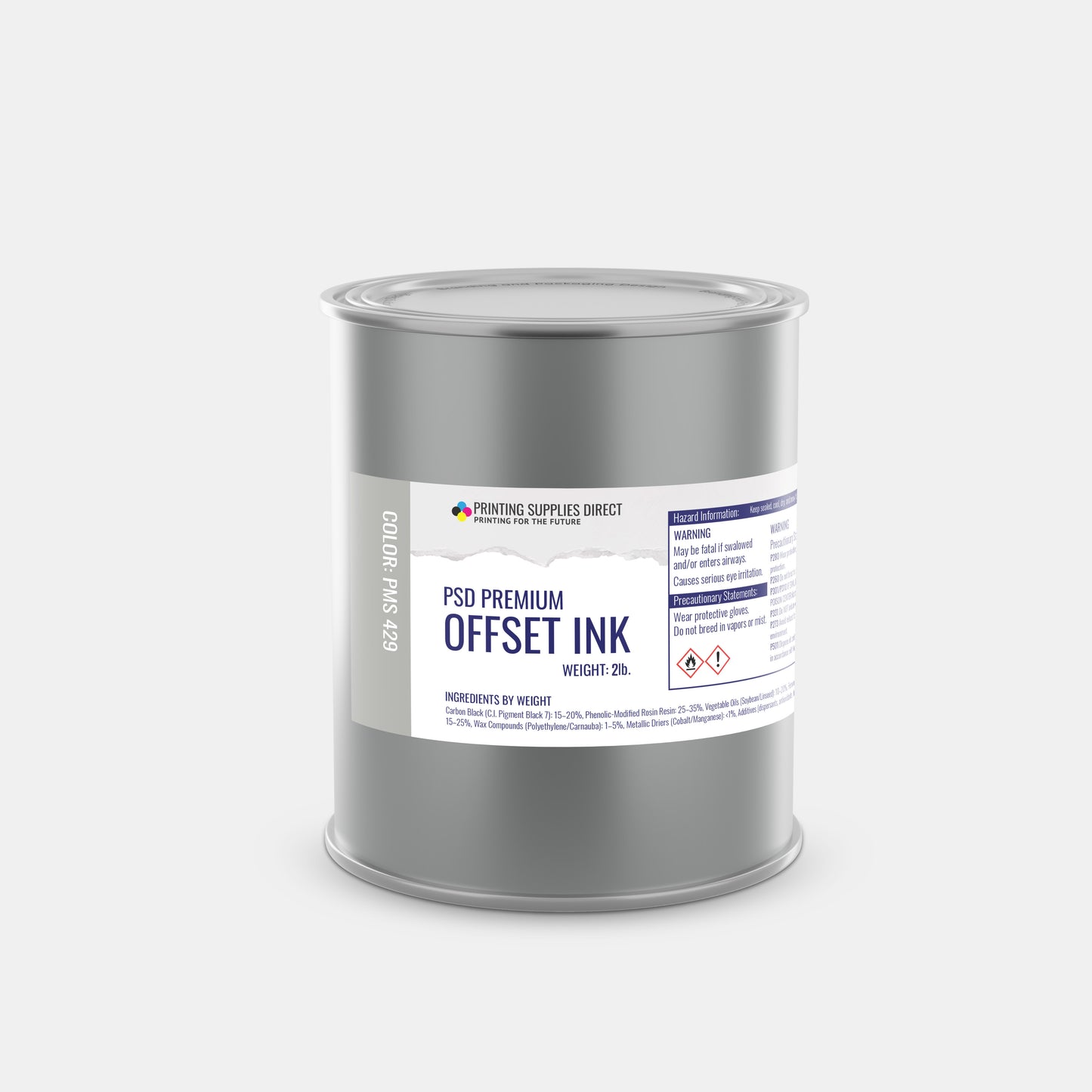 2 lb Offset Ink Cans Stock