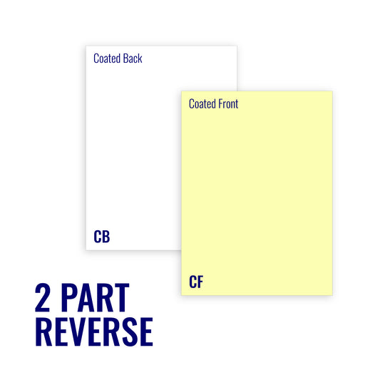 11 X 17 Carbonless Paper, 2 part Reverse, 1250 Sets