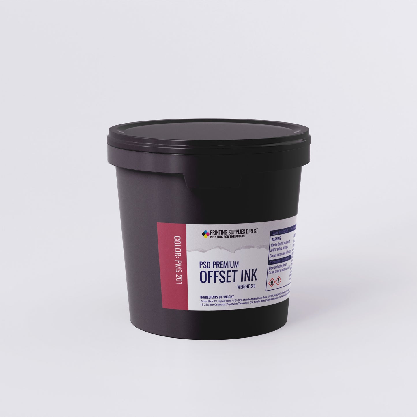 5 lb Offset Ink Cans Stock