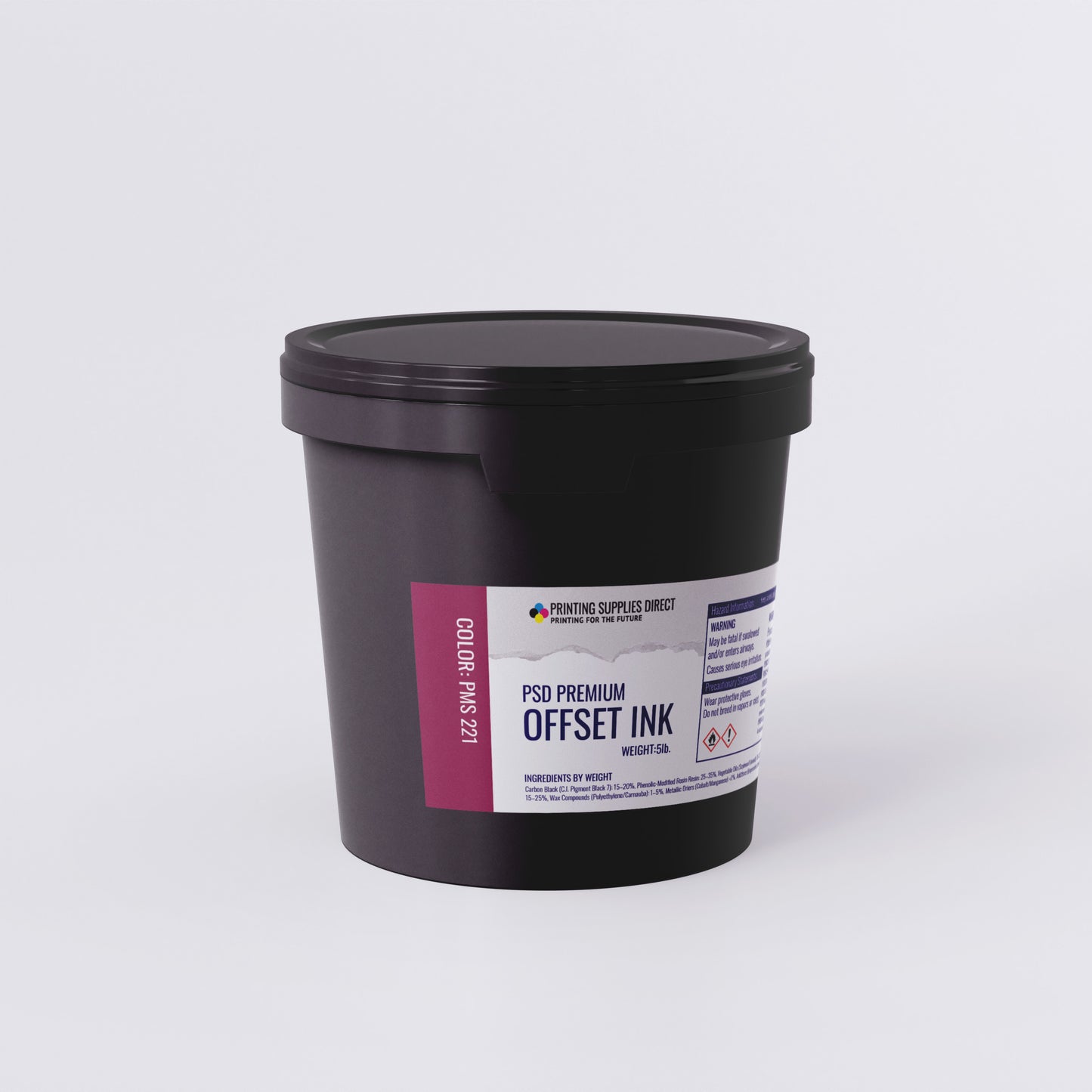 5 lb Offset Ink Cans Stock