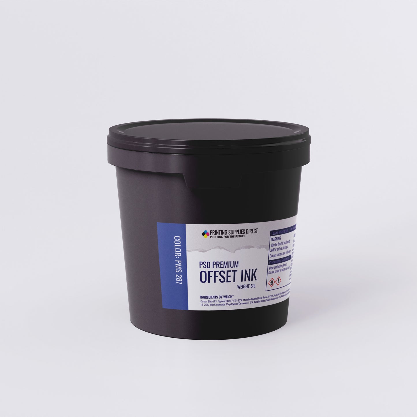 5 lb Offset Ink Cans Stock