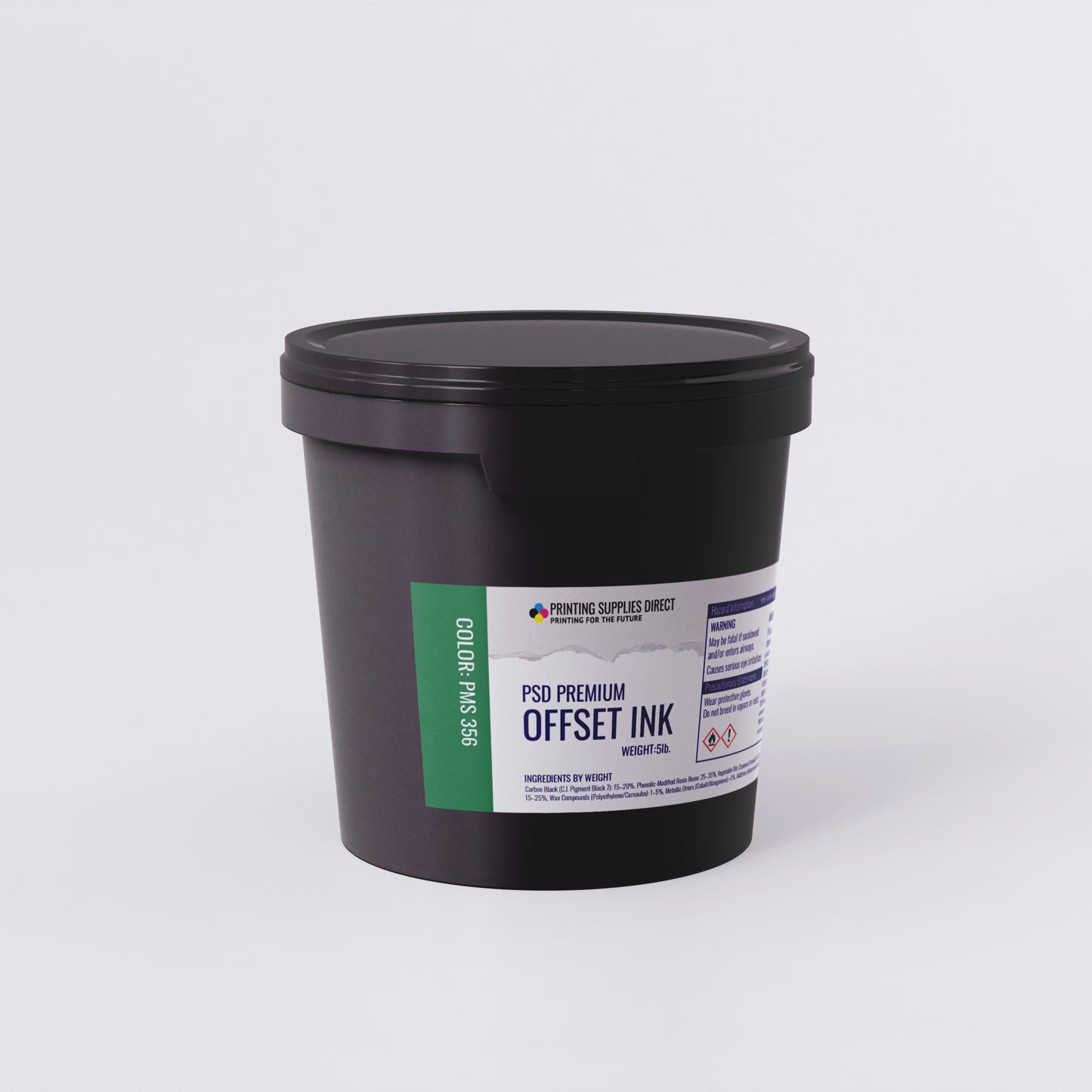 5 lb Offset Ink Cans Stock