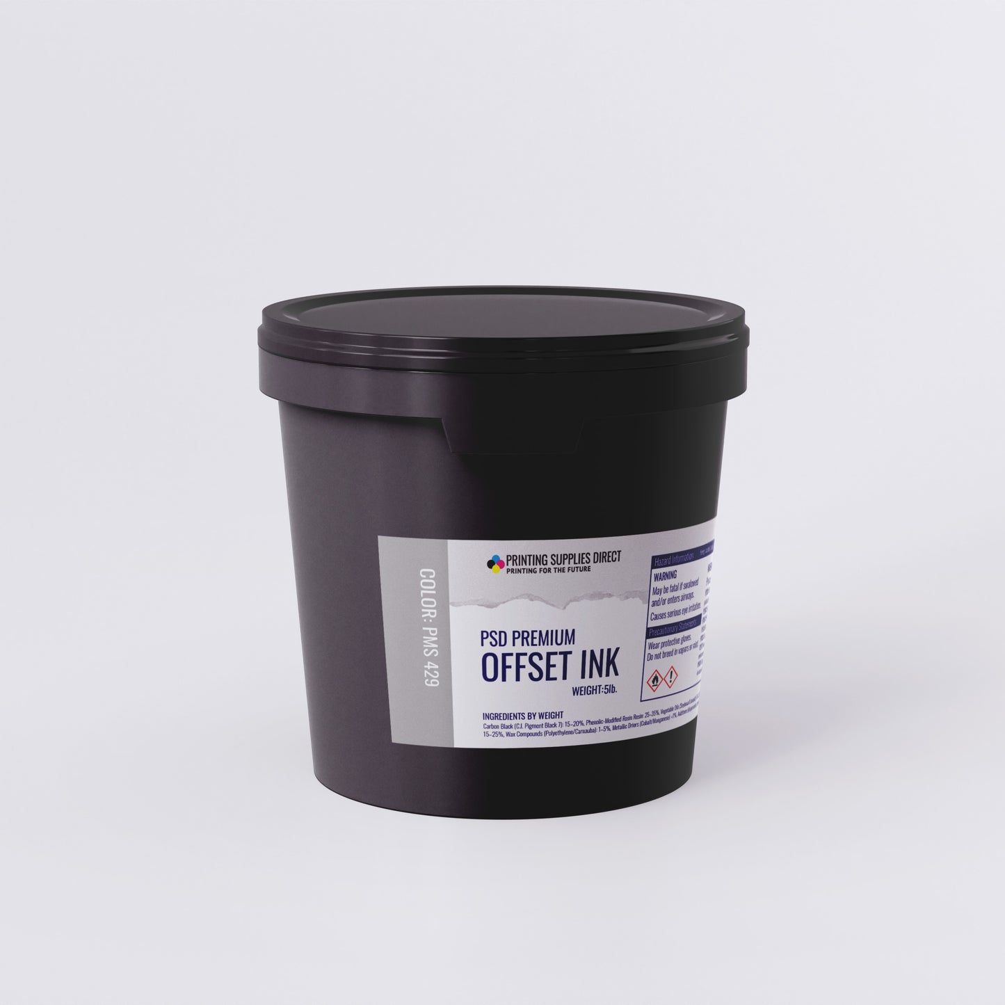 5 lb Offset Ink Cans Stock