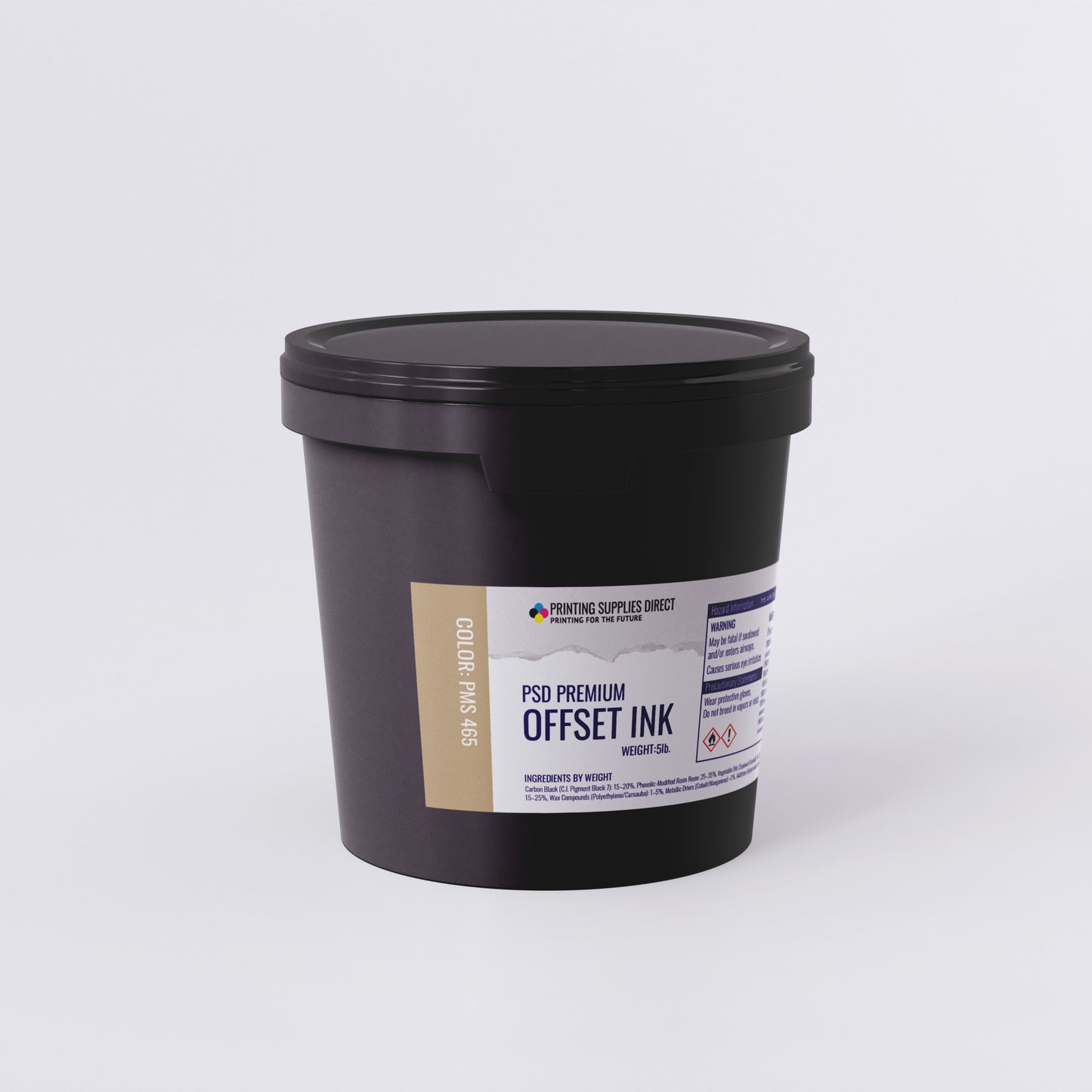 5 lb Offset Ink Cans Stock
