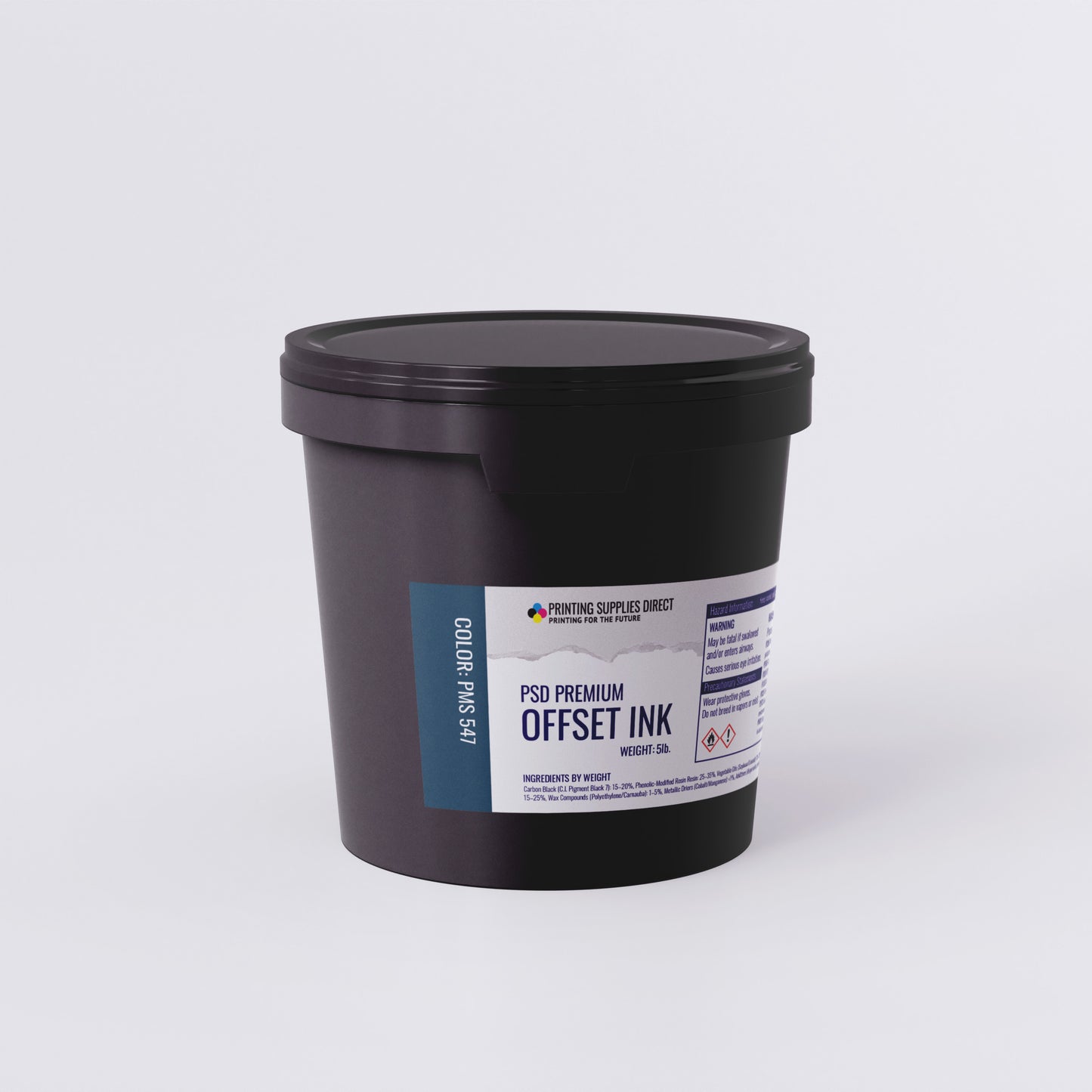 5 lb Offset Ink Cans Stock