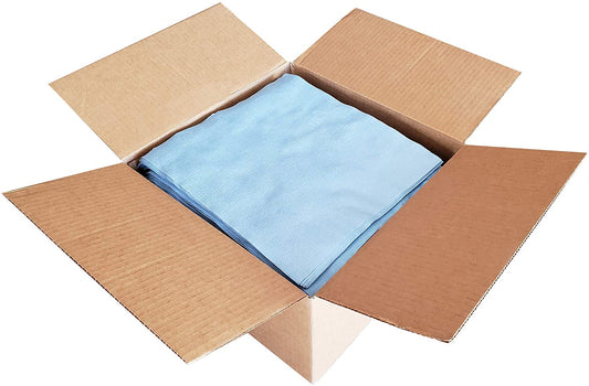 Auto Paint Prep Wipes, 500/Box, 10" X 14", Blue - FREE SHIPPING