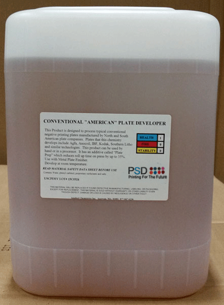 Solutek Conventional Negative Plate Developer, 5-gallons