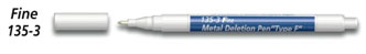 Nikken Metal Deletion Pen, Type F - Fine