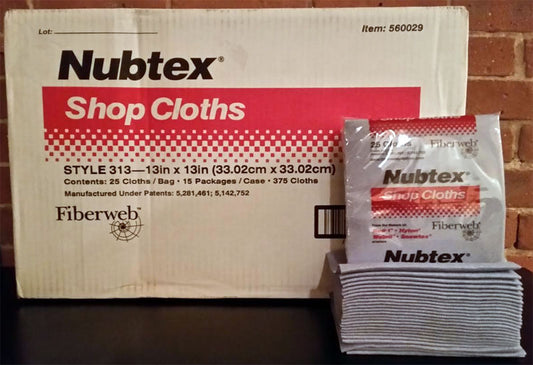 Nubtex Cloths, 13" X 13", 375/Case