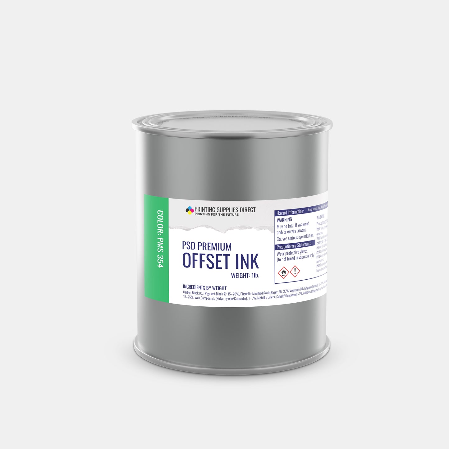 1 lb Offset Ink Cans Stock