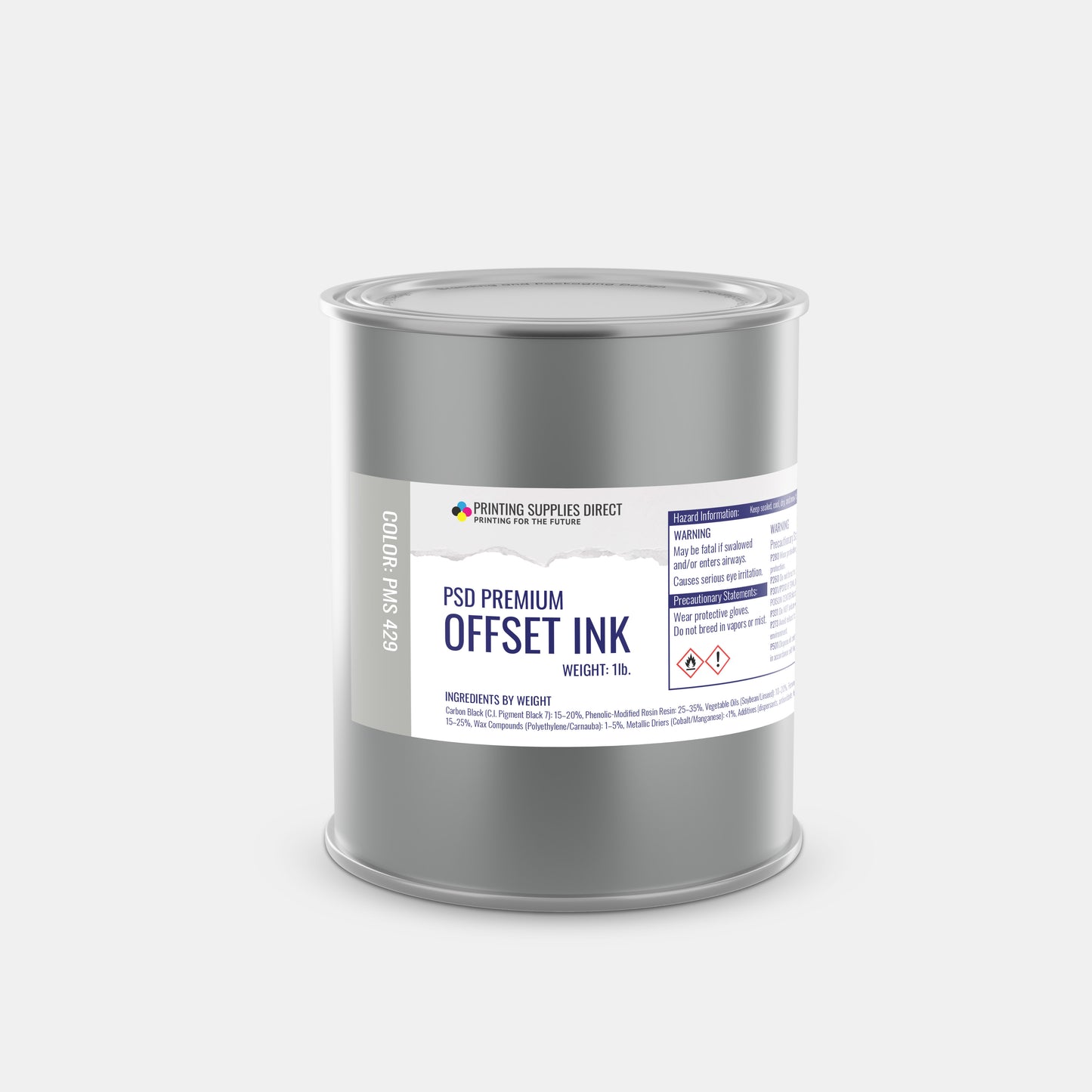 1 lb Offset Ink Cans Stock