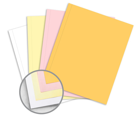 8.5 x 11 Giroform Carbonless Paper, 4 part Reverse, 1250 Sets