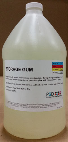 PSD Storage Gum for all metal plates, 1-gallon