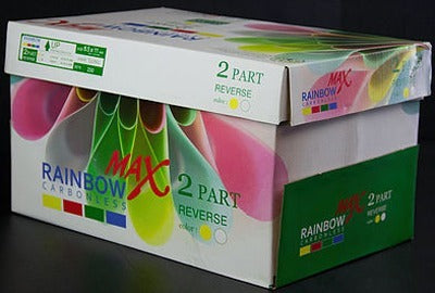 11 X 17 Rainbow Max Carbonless Paper, 2 part, 2500 Sheets