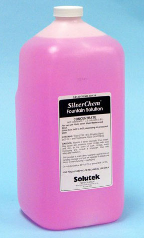 Solutek SilverChem Fountain Solution - 4 x 1 Gallons