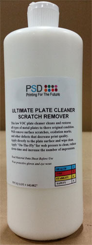 Universal Plate Cleaner for all metal plates, 1-quart