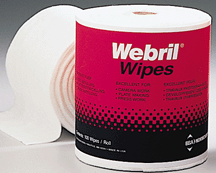 Webril Wipes, 8" x 8", 8 Rolls per Case