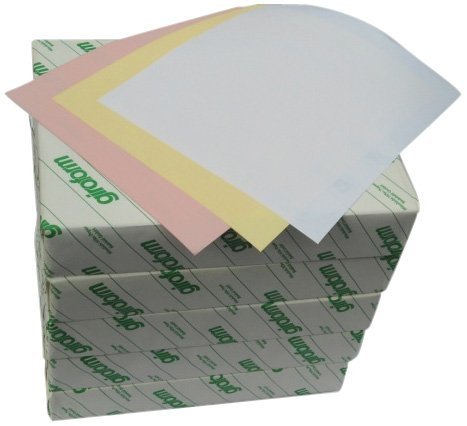 8.5 x 11 Giroform Carbonless Paper, 3 part Straight, 1670 Sets
